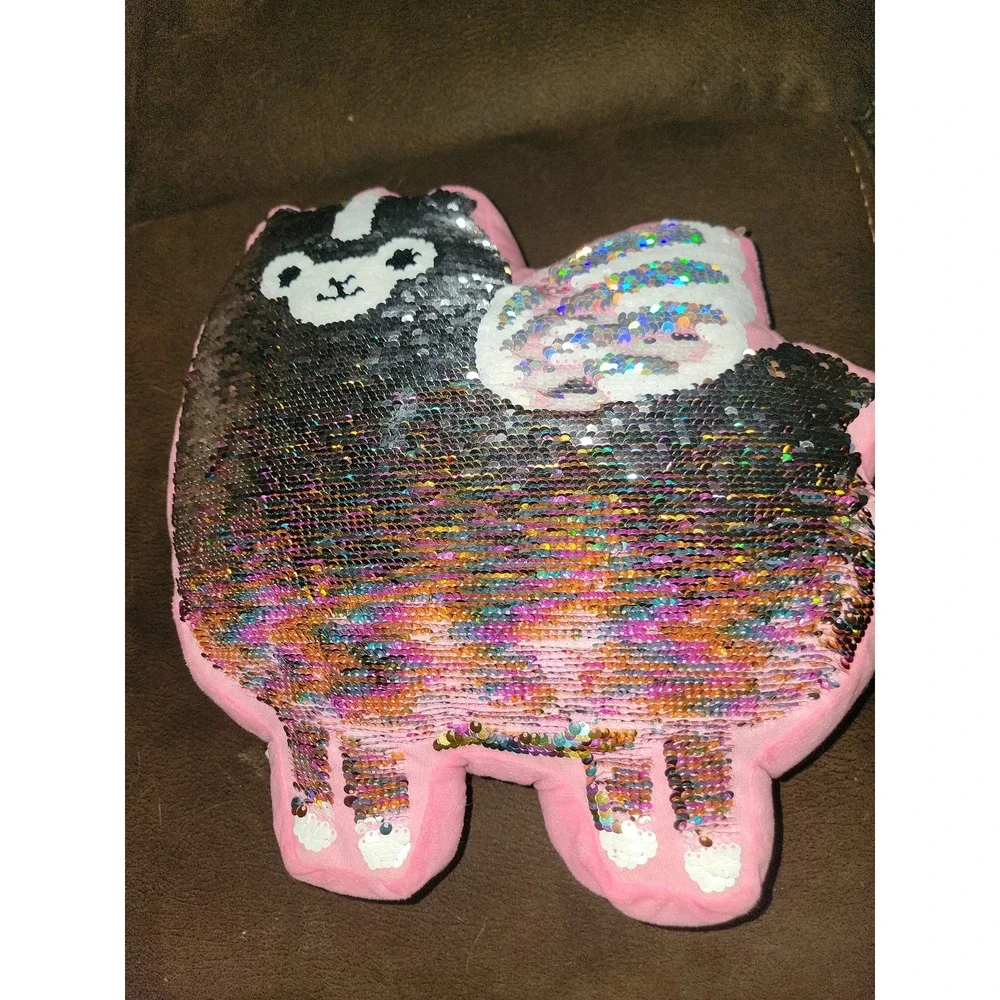 Justice llamacorn pillow‎ plush flip sequins nwt